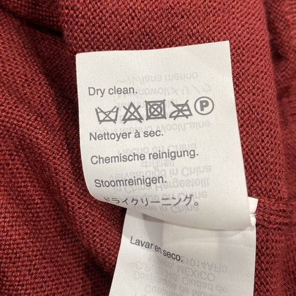 J. Crew V-Neck Merino Wool Sweater Pullover Mid Brown size M - Picture 9 of 9